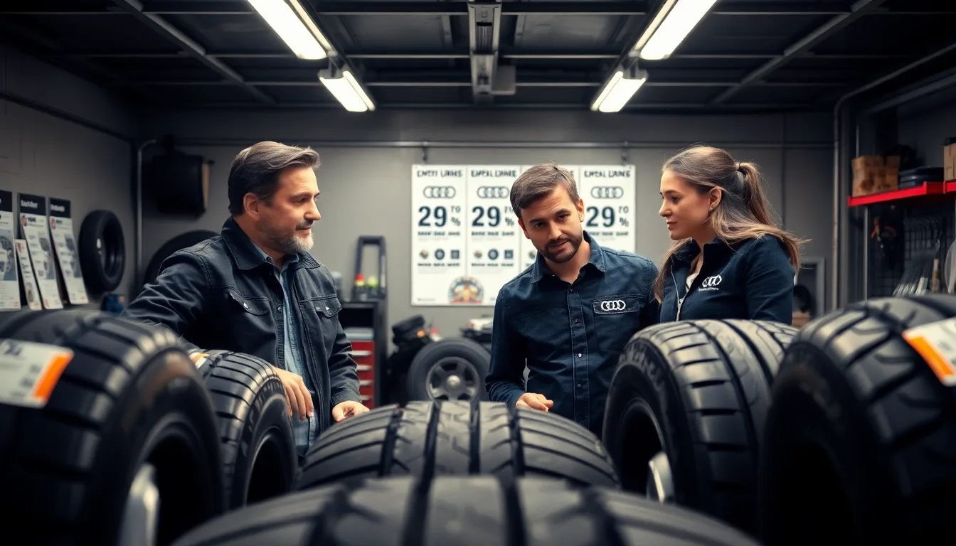 Solutions économiques pour changer les pneus de son Audi